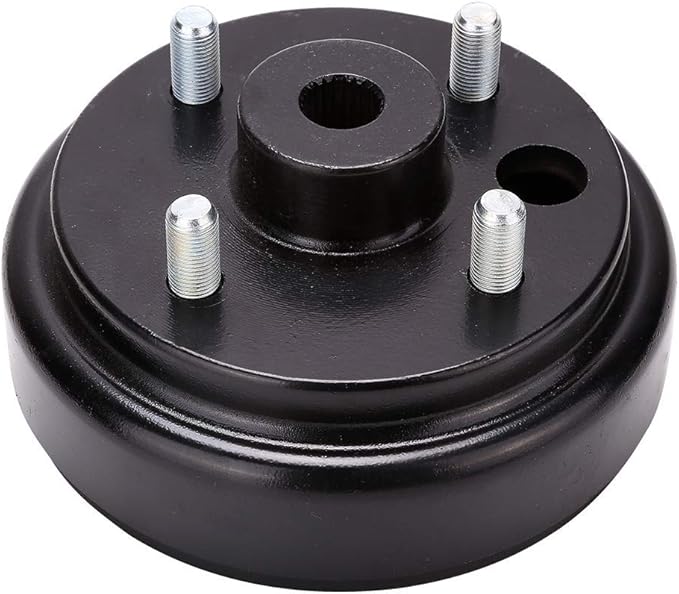 Golf Cart Brake DrumHub Assembly (Electric) for EZGO TXT Golf Carts Replace 19186G1