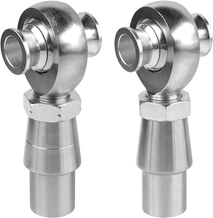 34 Heim Joint Rod End Kit,.750" Chromoly Heim Joints Panhard Rod End Kit for Steering,Suspension, Traction Bars, RightLeft Hand Thread with Spacer,Tube Adapters  Jam Nuts - 1Set
