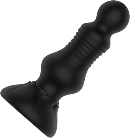Anal Plugs Adult Sex Toys Anal Dildos,Anal Vibrator with 10 Vibrating Modes. Anal Toys Buttplug,Thrusting Vibrating Prostate Massager. Anal Vibrator for Woman and Couples(Black)