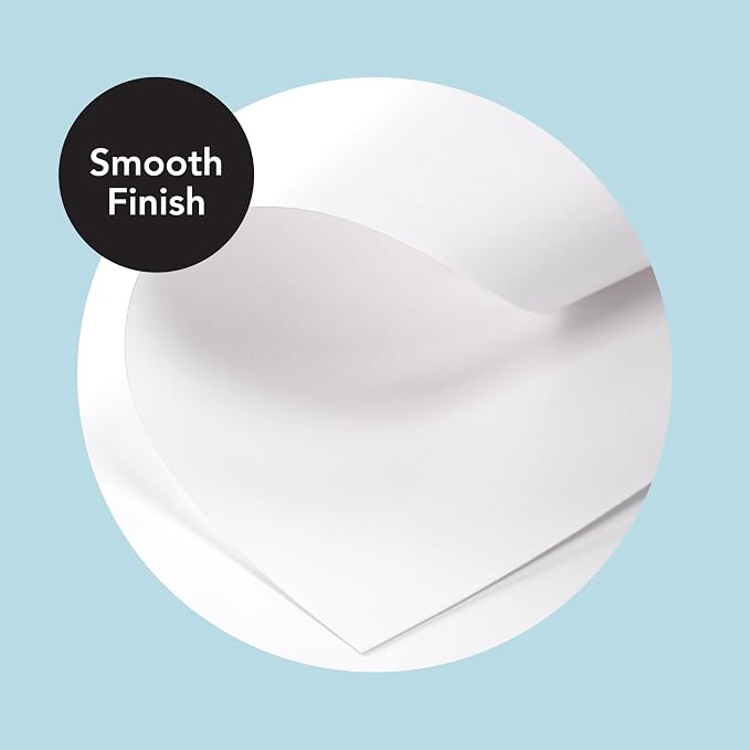 Neenah Index Cardstock, 8.5" x 11", 90 lb./163 gsm, White, 300 Sheets, Lightweight, 94 Brightness - EXTRA SHEETS, MORE VALUE! (91437