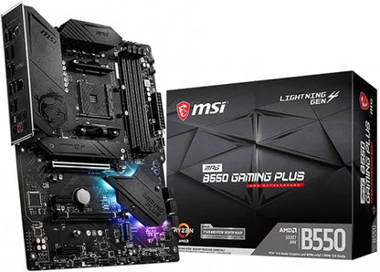 MSI MPG AMD B550 Gaming Plus Socket AM4 ATX DDR4-SDRAM Motherboard