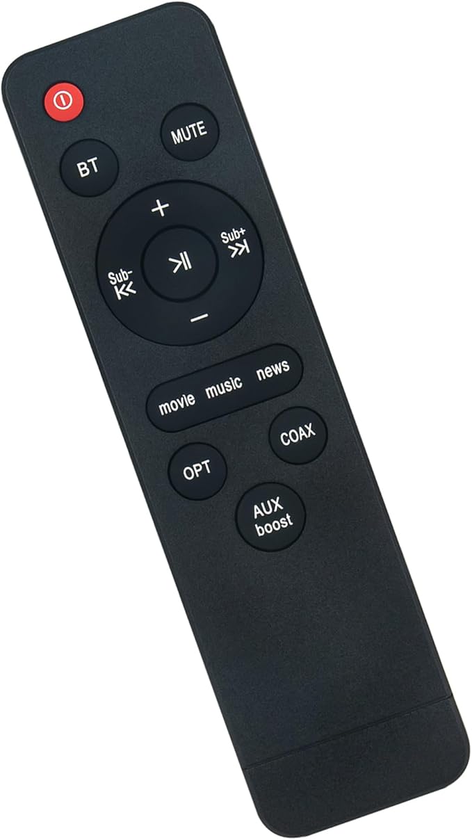 Replacement Remote Control Applicable for Saiyin Sound Bar DS6403 DS6403H DS6343 DS6305 DS6801K DS6801 DS6801K-MK Soundbar Speaker Home Theater System