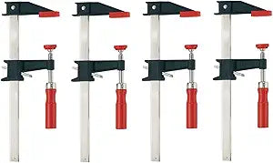 Bessey GSCC2.506 2.5-Inch x 6-Inch Economy Clutch Style Bar Clamp, 4 Pack