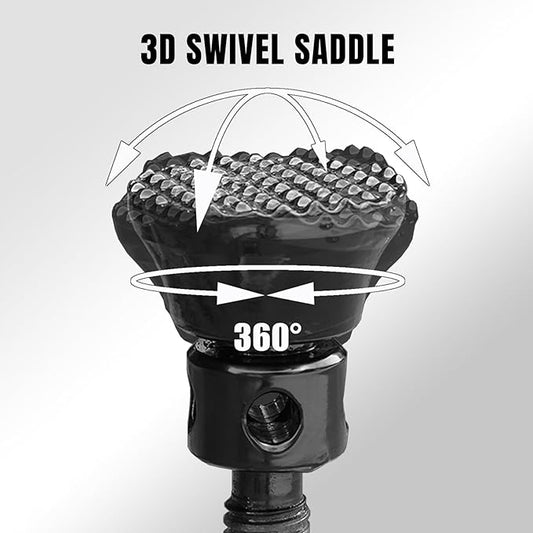 BIG RED Screw Jack, 5 Ton (10,000 LBs) Expert-Level Car Support Screw Jack Applicable to House Construction and Bridge Stabilization, Black