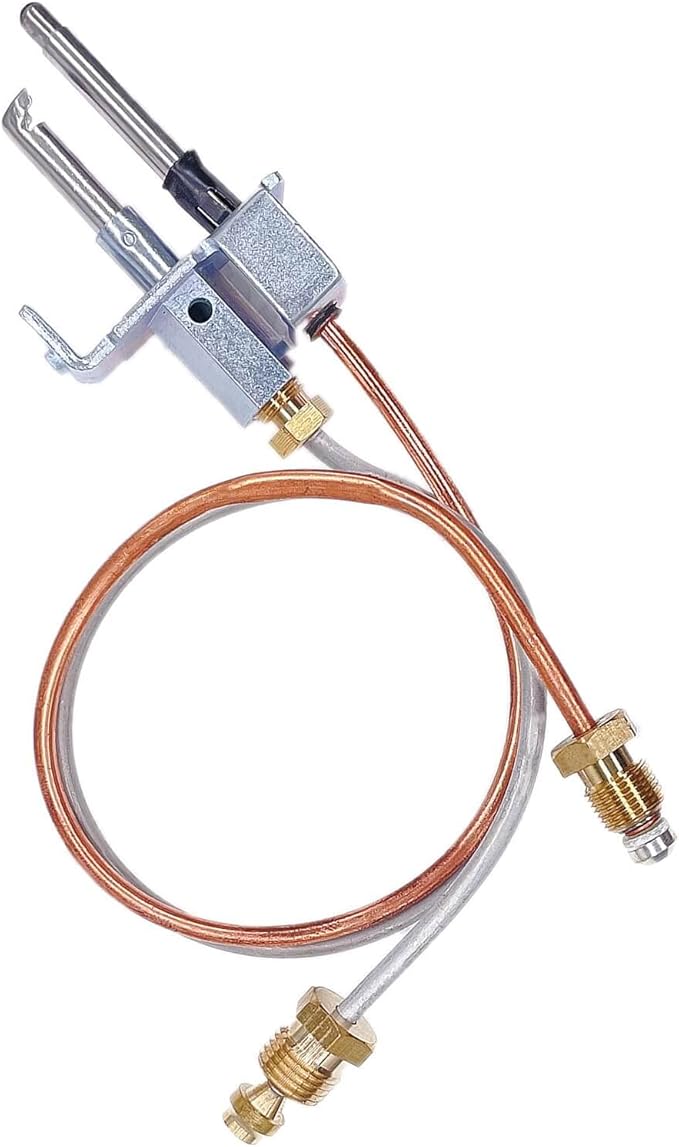 Water Heater Pilot Assembly For Atwood 91603 (91214) ,Includes Pilot Thermocouple Kit,Propane Gas RV Water Heater Parts For Dometic Atwood 91603 12" Replacement RV,Camper,Trailer Jade Pilot Assembly
