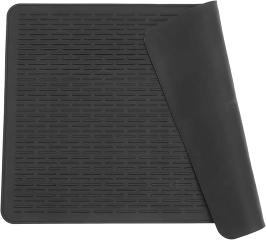 TEHAUX Induction Cooktop Protector Pad Washable Silicone Heat Insulation Mat for Electric Stove Wear