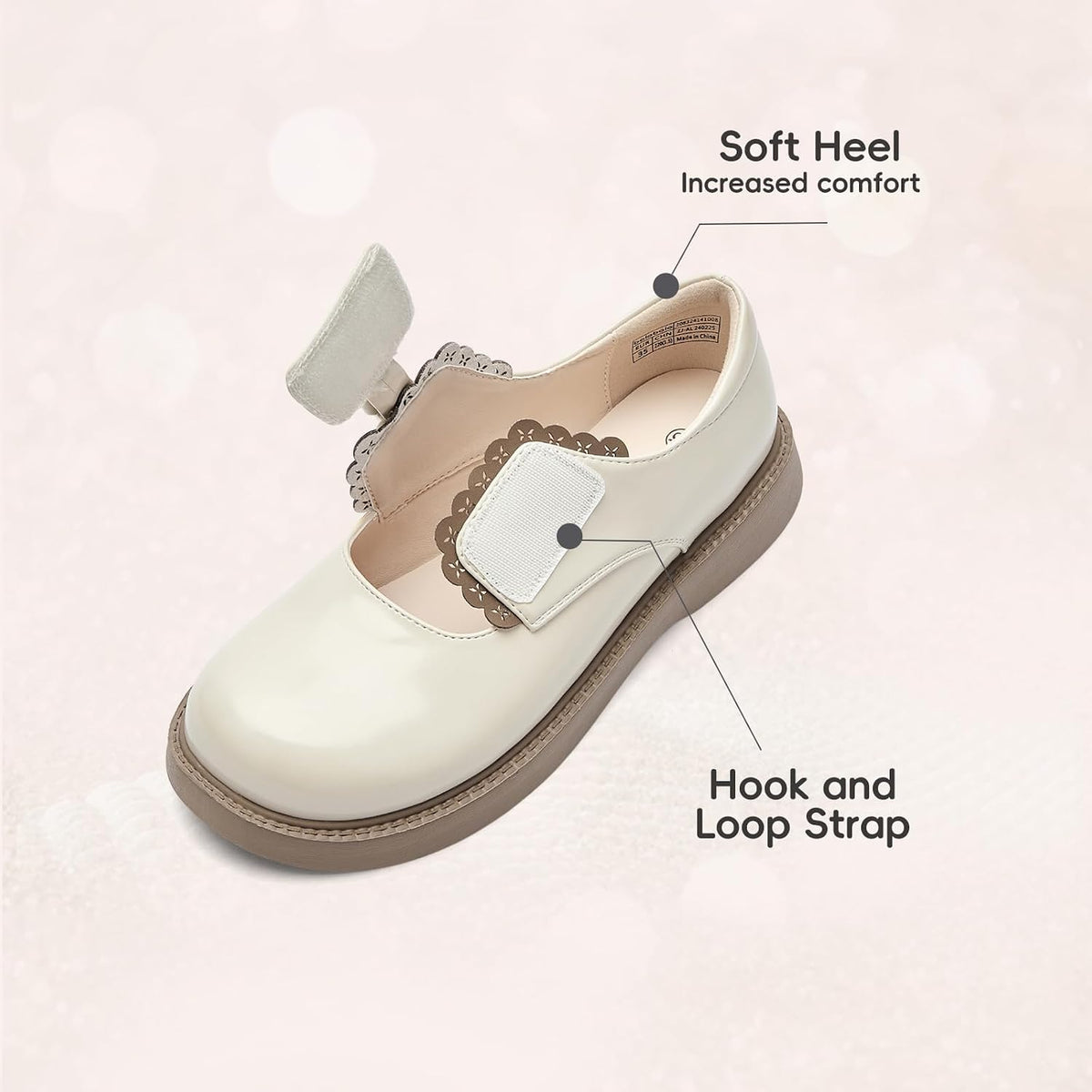 Size 12 Little Kid, Balabala Toddler Girls School Dress Shoes, Mary Jane Flats, Uniform | Toddler, Little Girls, Dress Shoes, School Shoes, Ballet Shoes, Mary Jane Flats, Party Shoes, Wedding Shoes, Uniform Shoes