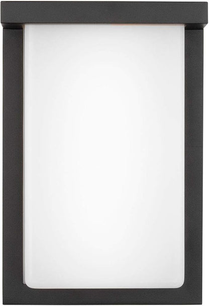 Vega 9in LED Indoor or Outdoor Wall Light 3000K in Black