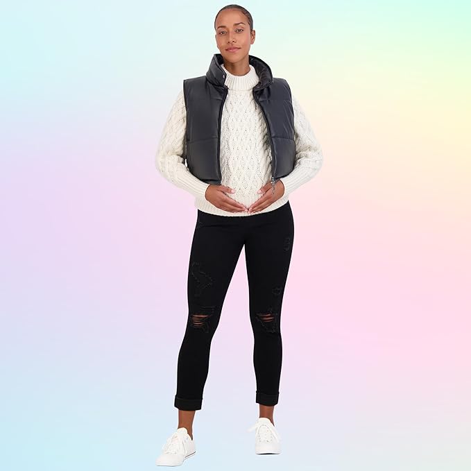 Savi Parker Women’s Maternity Jeans Over The Belly - Pregnancy Clothes for All Seasons, Maternity Pants