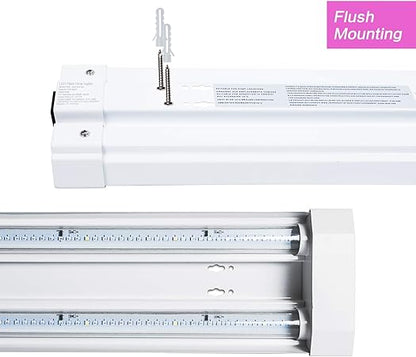 ANTLUX 4ft LED Grow Lights 50W Full Spectrum Integrated Growing Lamp Fixtures for Greenhouse Hydroponic Indoor Plant Seedling Veg and Flower, Plug in, ONOff Pull Chain Included