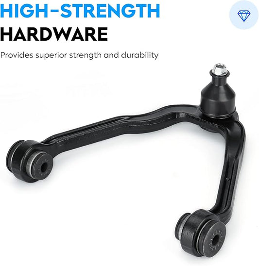 K80942 Front Upper Control Arm w/Ball Joint for 1999-2006 Chevy Silverado Cadillac Escalade ESV EXT 2002-2006 Avalanche Express Suburban Tahoe GMC Savana Sierra Yukon XL 1500 2000 2500