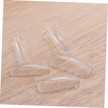 MERRYHAPY Nail Art Accessories 100pcs Fake Nails Tips Full Cover Gel Form Tips for Nail Salons