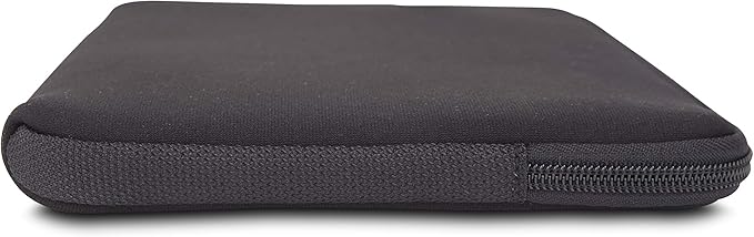 Basics 17.3-Inch Laptop Sleeve, Protective Case with Zipper - Black