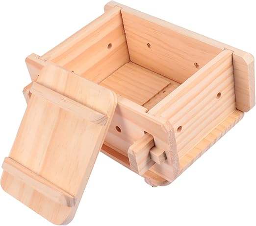 1 Set Wooden Tofu Mold Kitchen Homemade Curd Making Tool Organic Tofu Maker for Fresh Tofu Cheese Kitchen Essential for Tofu Lovers