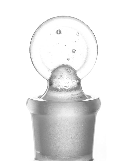 QWORK Borosilicate 3.3 Glass Erlenmeyer Flask Set (50, 100 and 250ml), 3 x Graduated Conical Flask with Glass Stopper for Lab, Experiment, Chemistry
