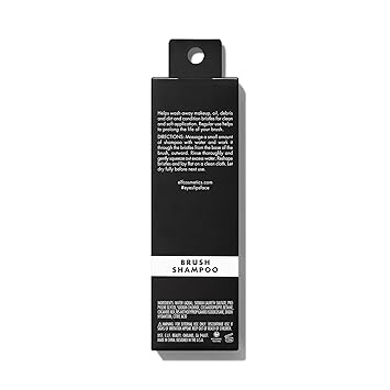 e.l.f. Makeup Brush Shampoo, Gentle Bristles Conditioner To Easily Remove Oils  Dirt From Makeup Brushes, 4.1 Fl Oz, Vegan  Cruelty-Free