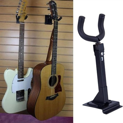 2 Pcs Adjustable Swivel Universal Guitar Hanger Stands Wall Mount Hook Holder Rack for Acoustic Guitar Ukulele Violin Bass Accessories