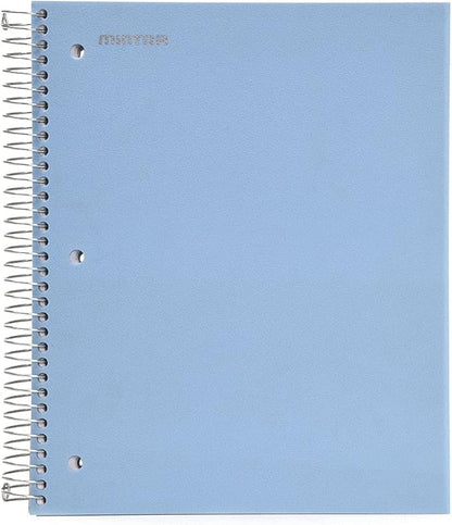 Mintra Office Durable Spiral Notebooks, 5 Subject (Arctic Ice, College Ruled 1pk)