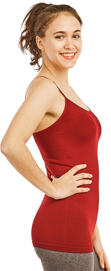 Women's Seamless Poly Camisole Regular and Plus Size