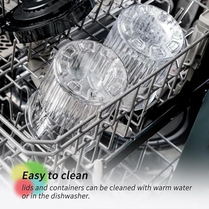 Premium 24 oz. Pint Containers for Ninja Creami Deluxe - 2 Pack  NC500, NC501 Series Compatible  BPA-Free, Dishwasher Safe