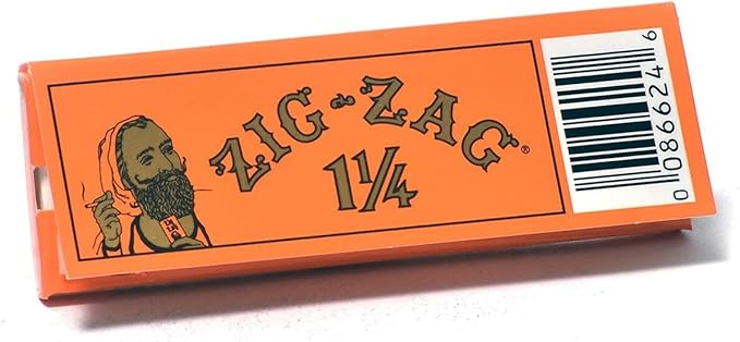 ZIG-ZAG Orange 1 14 Size Rolling Papers - 7 Pack Deal