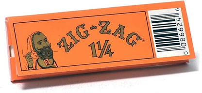 ZIG-ZAG Orange 1 14 Size Rolling Papers - 7 Pack Deal