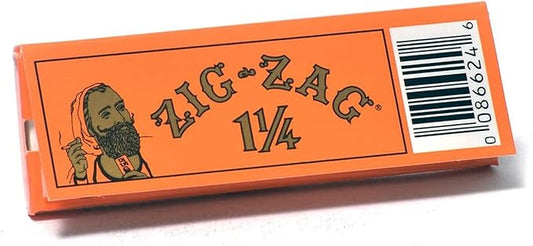ZIG-ZAG Orange 1 14 Size Rolling Papers - 7 Pack Deal