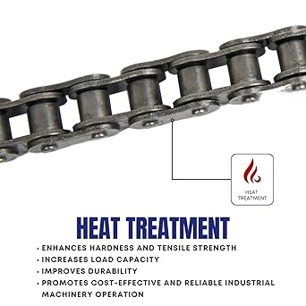 Jeremywell 60 Roller Chain 10 Feet with 2 Connecting Links