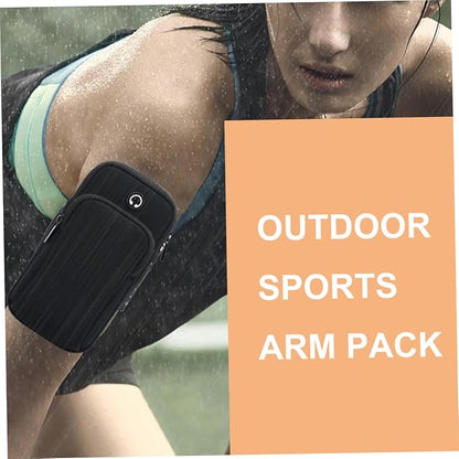 Arm Bag for Workout Exercise Armband Earphone Hole Lightweight Fit for Plus