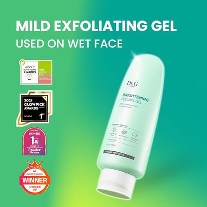 Dr.G Korean Derma Peeling Gel, 120ml - Facial Peeling Gel For Face, Exfoliating Gel For Face, Face Exfoliator, Korean Skin Care, Korean Skincare, Korean Beauty Products, Kbeauty, K Beauty Skincare