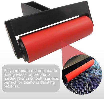 5D Diamond Painting Roller Pressing Paint Runner Kit Rhinestone Embroidery Paintings Accessory Tightly Paste Paint Tool for Kid Adult DIY Full Drill Partial Drill