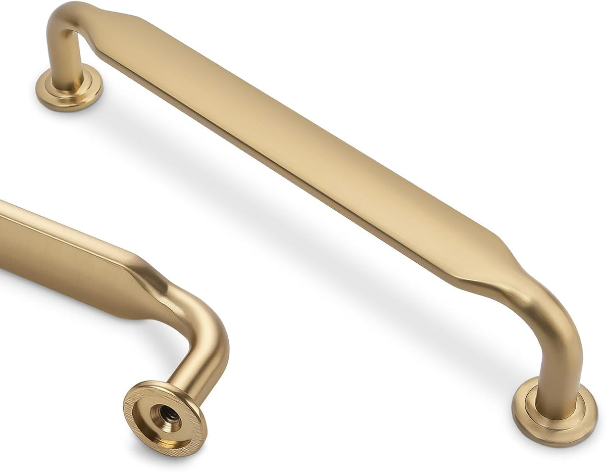 3 Pack 5 Inch Cabinet Pulls Champagne Bronze Kitchen Handles Zinc Alloy Drawer Pulls Solid Cabinet Hardware