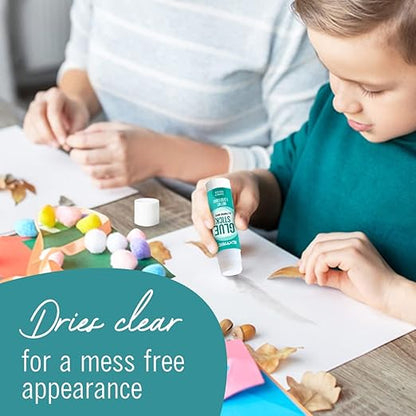 Bulk glue sticks for classrooms, white glue sticks for children, 36 units, 1.3 ounces, washable for all purpose, for children, school and home