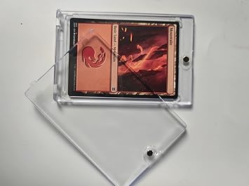 WITHYU 2 Pack Magnetic Card Holders for Trading Cards, 35 pt Hard Cards Sleeves Case fit for MTG Cards, YUGIOH Cards, Standard Cards, Sports Cards