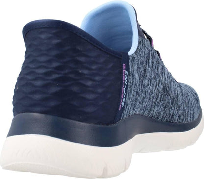 Skechers Women's Summits - Dazzling Haze Hands-Free Slip-Ins - Memory Foam Insole, Heel Pillow, Vegan Materials Sneaker