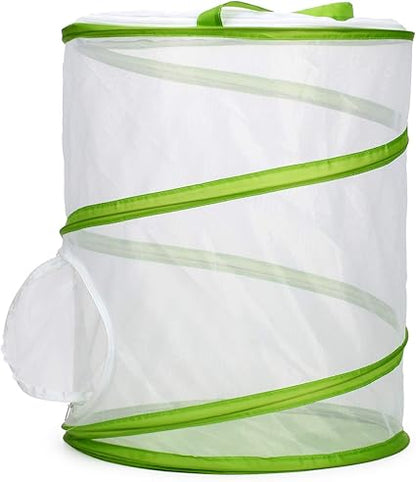 RESTCLOUD Insect and Butterfly Habitat Cage Terrarium Pop-up 12" x 14" Tall