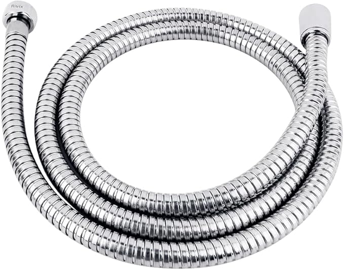 Shower Hose, 70 Inches Extra Long Stainless Steel, Shower Hose Replacement Stainless Steel Hand Held Shower Hose for Shower Head with hose Plated Nut &Stainless Steel Insert