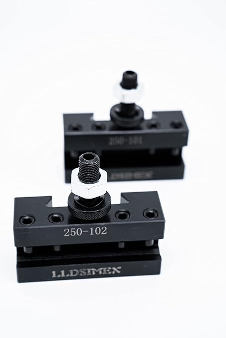 6-12" AXA Quick Change CNC Tool Post Turning Facing Holder 1# 250-101 and Boring Turning Holder 250-102#2 Set