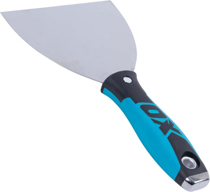 Premium Drywall Putty Knife 5-Inch - Professional Stainless Steel Mud Knife, Joint Compound - Comfort Grip Handle with Metal Hammer End - Taping & Mudding Tools - Esptulas para Drywall Knives