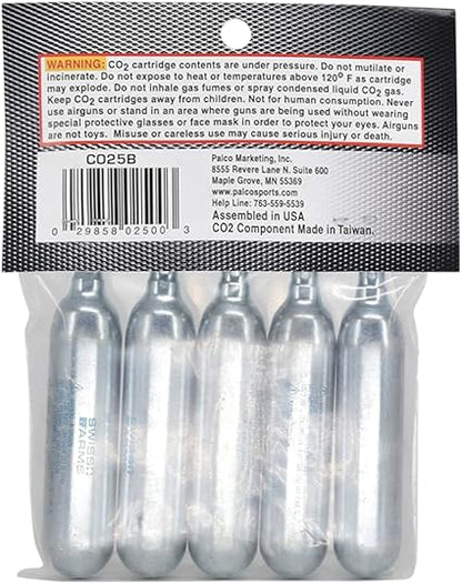 Swiss Arms 12gm CO2 Catridge (5-Pack)