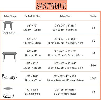 Rectangle Tablecloth 52 x 70 Inch Checkered Table Cloths Spillproof Anti-Shrink Soft and Wrinkle Resistant Decorative Fabric Table Cover for Kitchen Dinning Tabletop Outdoor(RectangleOblong,Red)