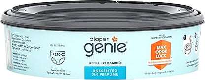 Playtex Diaper Genie Refill Bags, Ideal for Diaper Genie Diaper Pails, 270 Count