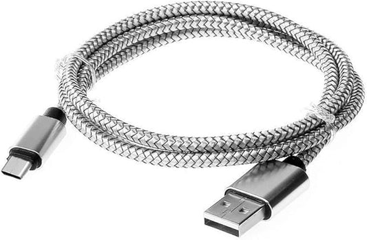 USB Type C Cable?1/2/3m Fast Data Charger Type C USB Charging Cable for Samsung Galaxy S8 A5 A7 Silver 3 Meter/Long