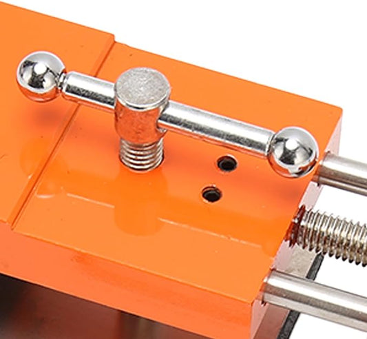 Tyenaza Cabinet Clamps, Cabinet Face Frame Clamps, Auto Locking Accurate Cabinet Face Frame Clamps with Protective Pads for Woodworking Orange