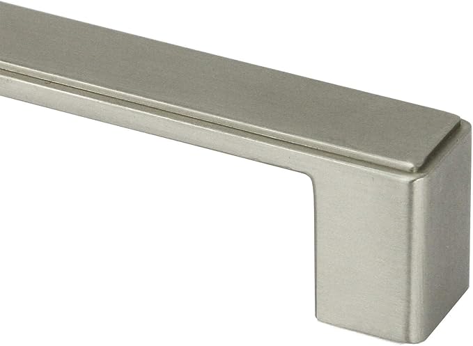 Kingsman NEPOLI Series (Pack of 10) Solid Zinc Alloy Drawer Pull Cabinet Handle (5-78 in., Brushed Nickel Finish)