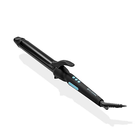 Bio Ionic Long Barrel Styler, Curling Iron with Moisture Heat Technology  NanoIonic MX, Versatile Curling Wand with Adjustable Heat Settings, Hair Curler with Extended Barrel