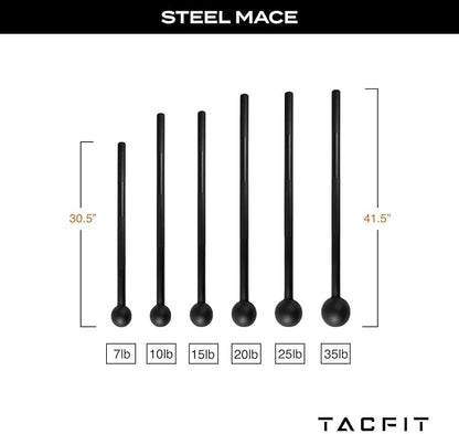 Steel Mace - for Fitness, Exercise, Strength Training, Crossfit and Workouts