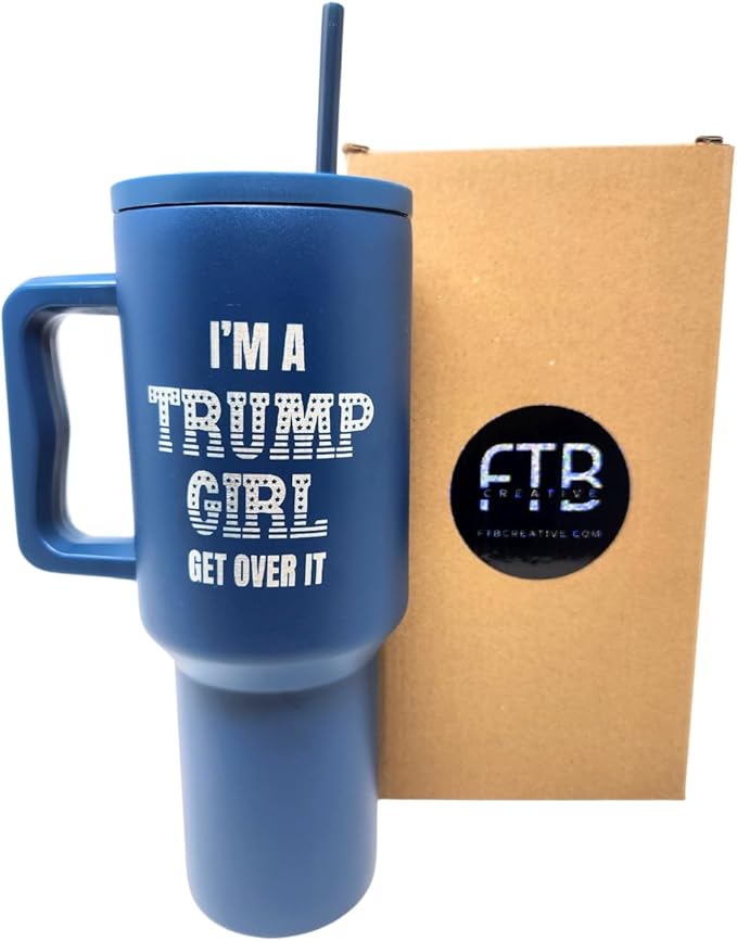 FTB Creative Political Series Tumblers, 40oz Trump Girl, No leak