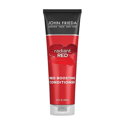 John Frieda Radiant Red Red Boosting Conditioner, Daily Conditioner, Helps Replenish Red Hair Tones, 8.3 Ounce, with Pomegranate and Vitamin E