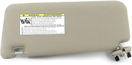 Sun Visor Beige Car Sun Visor Shade Left Side Right Side Driver Side Passenger Side for Toyota for Camry 2007 2008 2009 2010 2011 Car Sun Visor